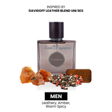 Geneva Inspired By Davidoff Leather Blend - For Unisex - 50ml