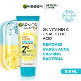 Garnier - Bright Anti Acne Face Wash - 100ml