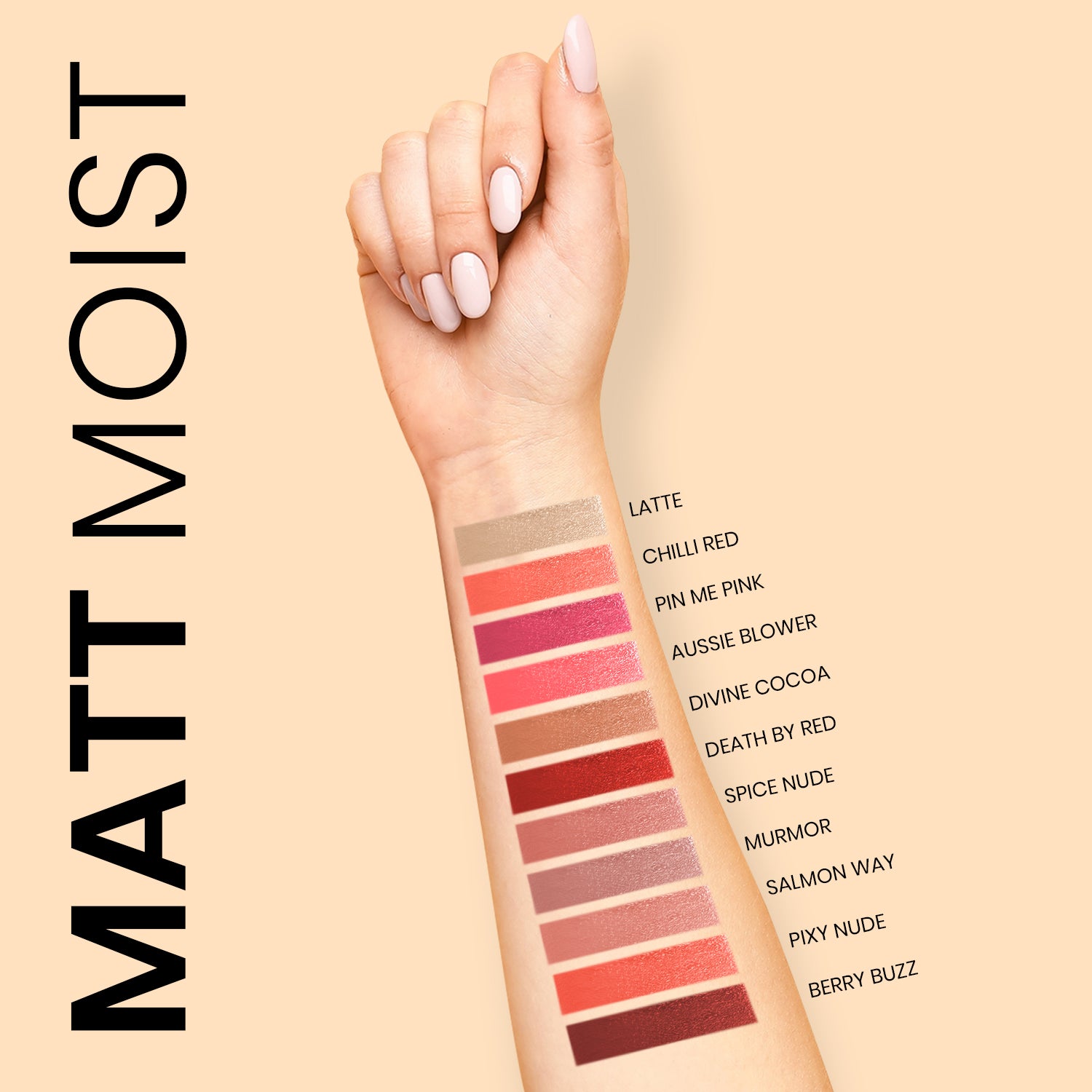 ST London - Matt Moist Long-Lasting Lipstick - Pixy Nude – Makeup City  Pakistan