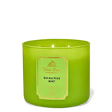 Bath & Body Works - 3 Wick Candles Cylinder - Eucalyptus Spearmint