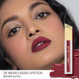 BBA By Suleman - Sh 2x Wear Liquid Lipstick - Brown Astra