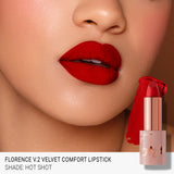 BBA By Suleman - Florence V.02 Velvet Comfort Lipstick - Hot Shot