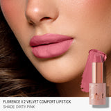 BBA By Suleman - Florence V.02 Velvet Comfort Lipstick - Dirty Pink