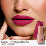 BBA By Suleman - Florence V.02 Velvet Comfort Lipstick - Blueberry