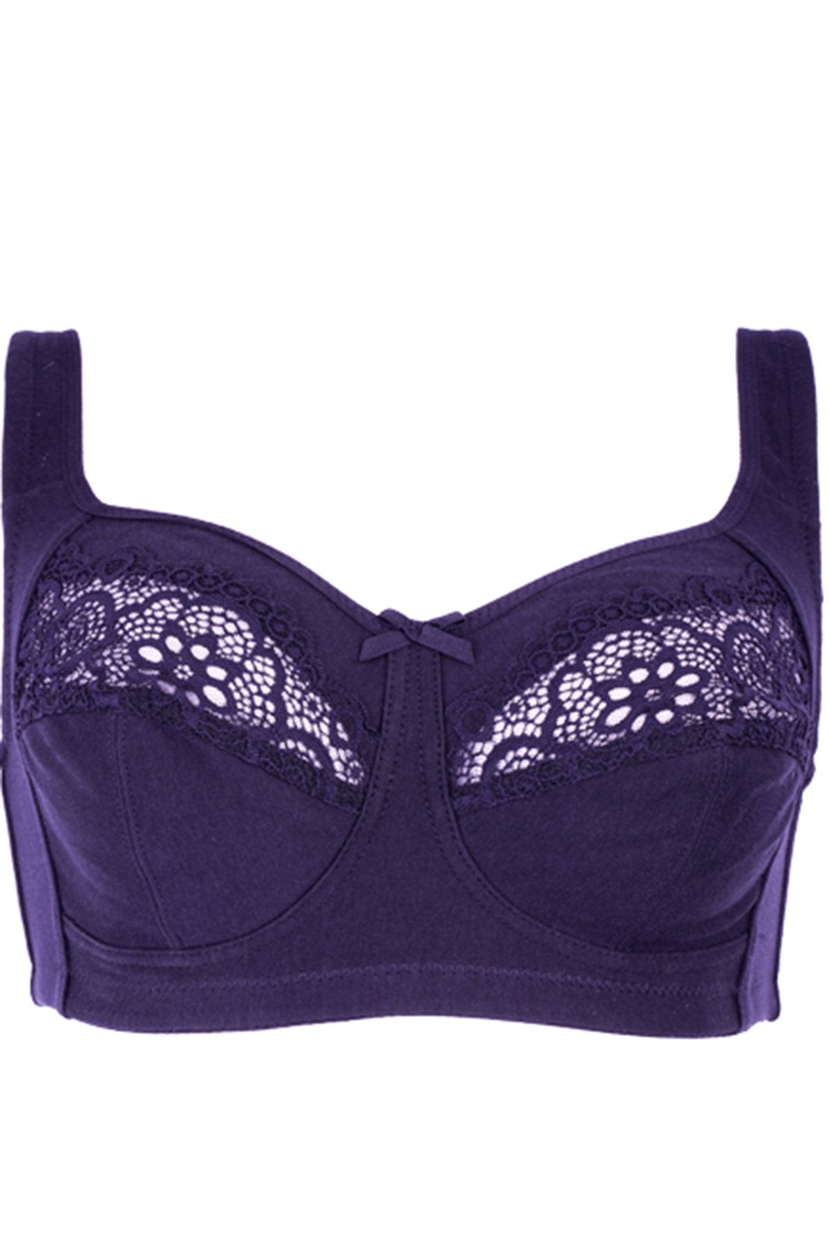 BLS - Cece Non Wired And Non Padded Cotton Bra - Blue – Makeup