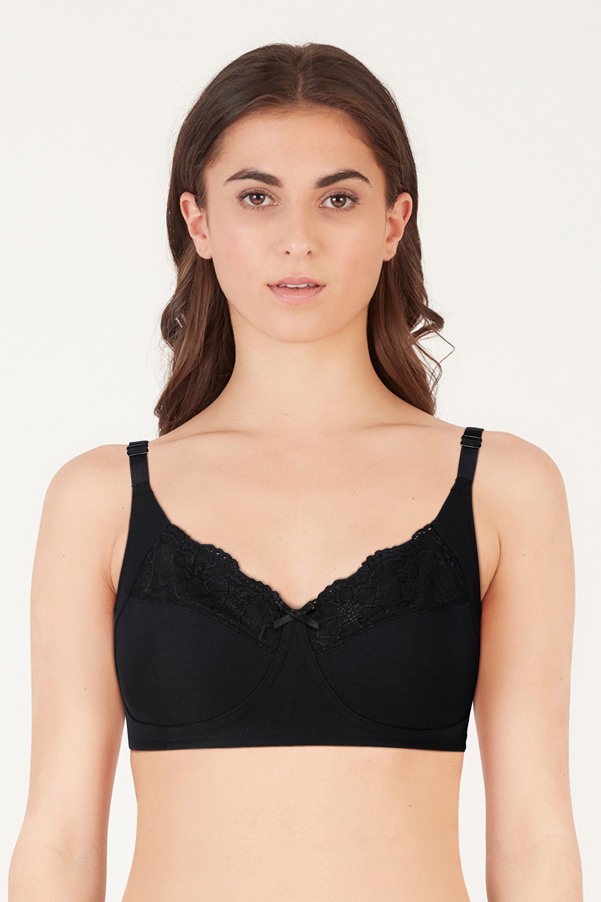 BLS - Camille Wired And Non Padded Cotton Bra - Black – Makeup City Pakistan