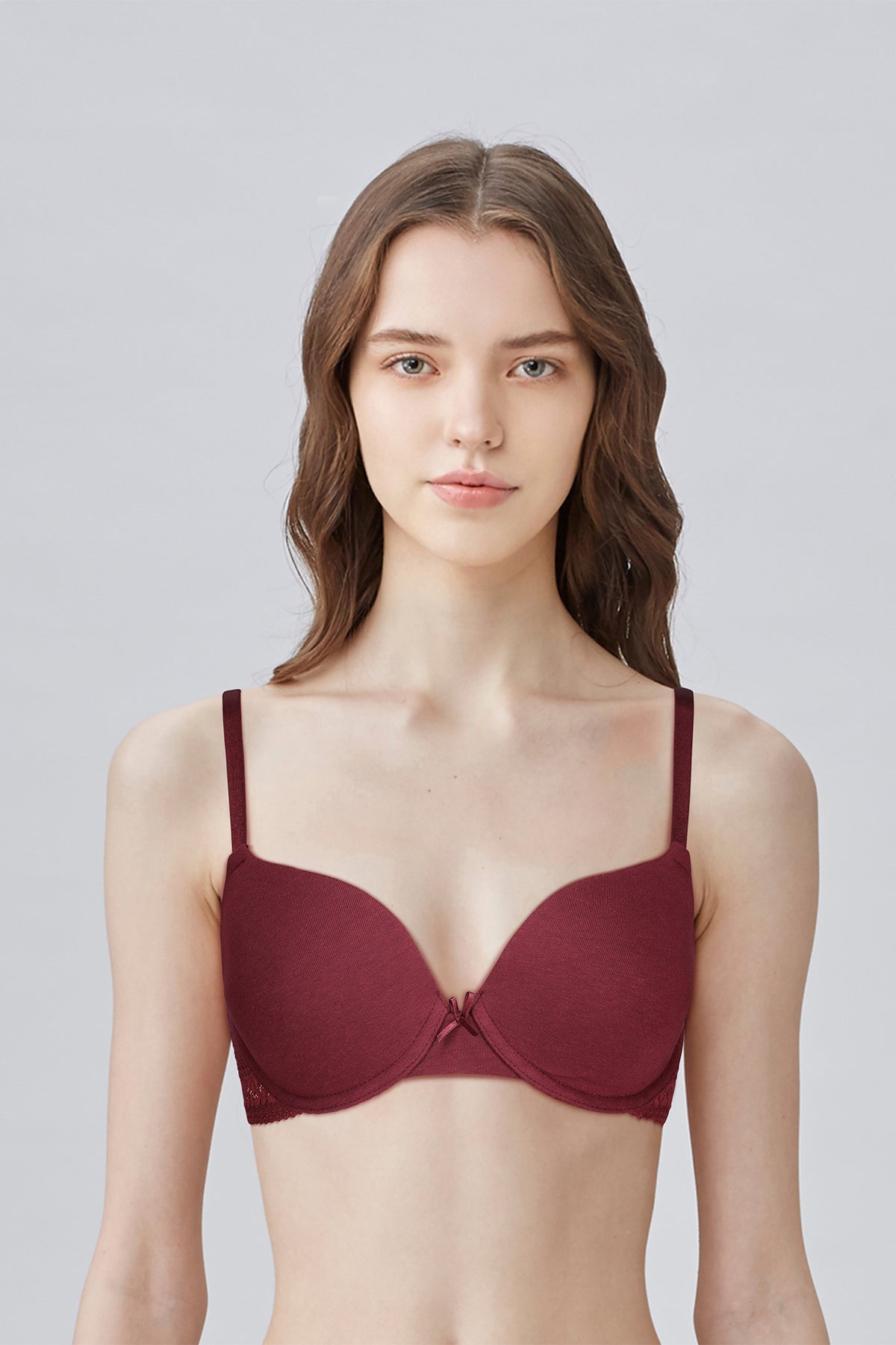 BLS - Breathable Wired And Light Padded Bra - Red – Makeup City