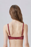 BLS - Paza Wired And Padded Cotton Bra - Burgundy