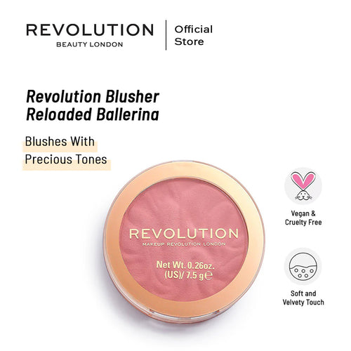 Makeup Revolution Blusher Reloaded Review ('Ballerina' and 'Pop My Cherry')  – Leanna's Beauty Reviews