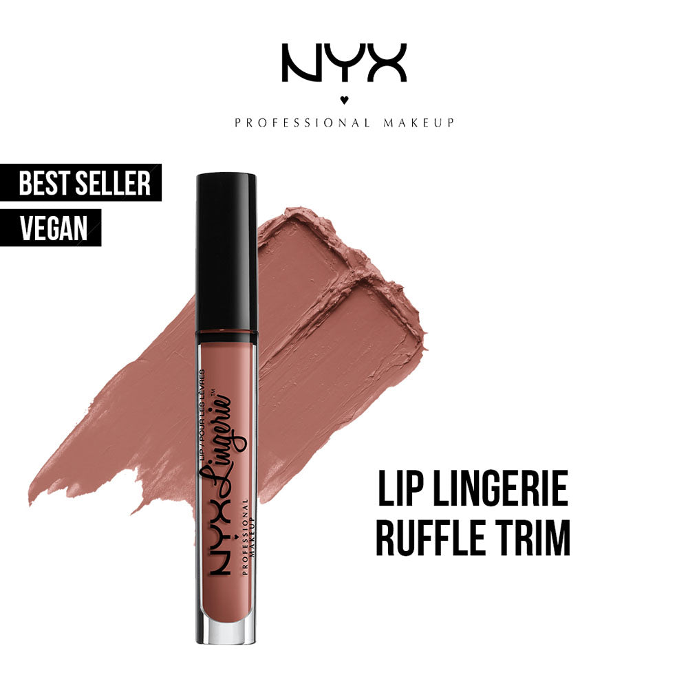 NYX - Liquid Lipstick Lip Lingerie - 04 Ruffle Trim – Makeup City Pakistan