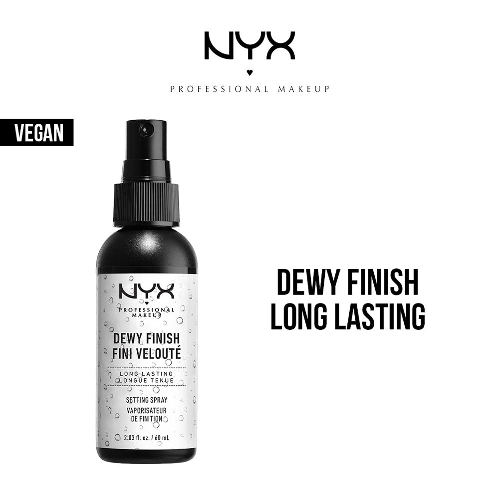 NYX - Makeup Setting Dewy 02 – Lasting Spray - Long City Finish Pakistan Makeup